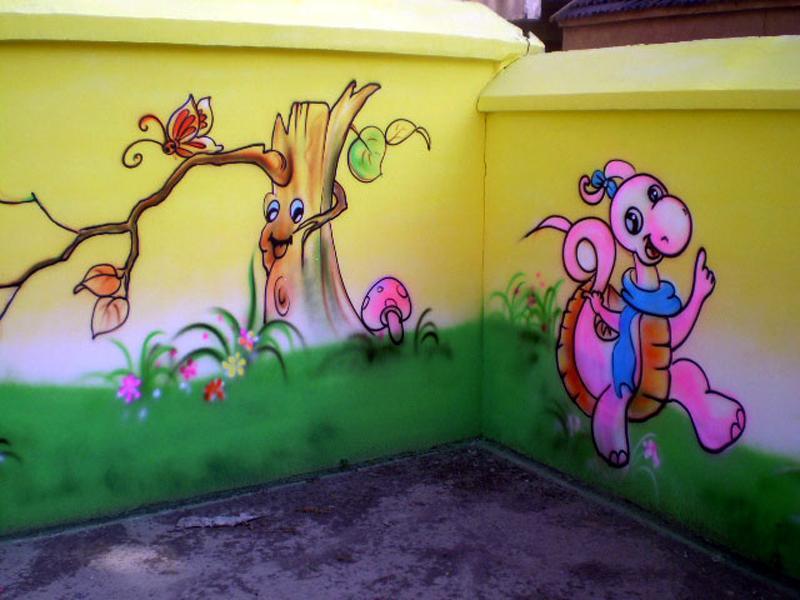 南昌幼儿园墙体彩绘,南昌墙体涂鸦,南昌涂鸦墙体,南昌墙体绘画,南昌绘画墙体